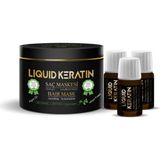 Nacario Yıpranmış Yanmış Saçlar Için Acil Onarıcı Saç Botoksu Keratin Saç Bakım Seti