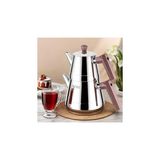 Nacario Yonca Lines L-3065 Piramit Aile Boy Çelik Çaydanlık Bakalit Bronz