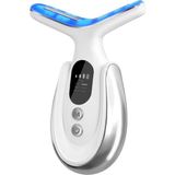 Nacario Yüz ve Boyun Kırışıklık Giderici Masaj Aleti - 7 Adet Renk Modu, LED Ekranlı Tasarım, Titreşimli Cilt Sıkılaştırıcı, Boyun ve Gıdı Zayıflatıcı Etki, Yüz Gerginleştirici, Cilt Güzelleştirme Cihazı