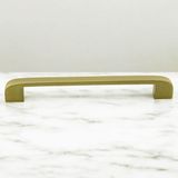 Nacario Zehra (160 mm - 16 Cm) Mat Gold Metal Mobilya Mutfak Çekmece Dolap Dolabı Kapak Kulbu Kulpu Kulpları