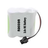 Naccon 3.6 V 1100 Mah Siyah Soketli Şarjlı Oyuncak AA Kalem Pil