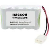 Naccon 6 V 1000 Mah Tamiya Soketli Şarjlı Oyuncak AA Kalem Pil