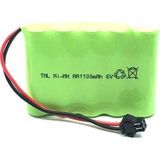 Naccon 6V 1100mAh Siyah Soketli Oyuncak Araba Pili