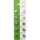 Naccon AG10 LR1130 Alkaline Düğme Pil 10'lu