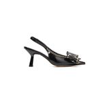 NACRE Kadın Topuklu Ayakkabı, Stiletto, Siyah Gold, 36 Beden