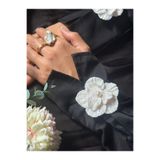 Nacre Pearl Perla Fleur Kol Düğmesi