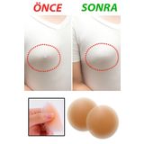 Nactumu Gizleyici Bant Aparat Nipple Pad Silikon Göğüs Ucu Kapatıcı