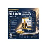 NADERA PLUS Collagen Type 1-2-3 | Tip 1-2-3 Kolajen, Hyaluronik Asit, Kondroitin Sülfat, Bromelain, Kurkumin, Alfa Lipoik Asit | 60 Tablet
