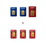 Nadir Gold 24 Ayar 13 Gram Altın (1 Ad 5 Gram Altın + 2 Ad 2,5 Gram Altın + 3 Ad 1 Gram Altın )