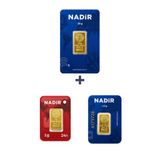 Nadir Gold 24 Ayar 13,5 Gram Altın (1 Ad 10 Gram Altın + 1 Ad 2,5 Gram Altın + 1 Ad 1 Gram Altın )