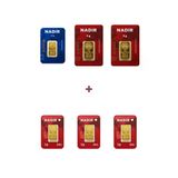 Nadir Gold 24 Ayar 15,5 Gram Altın (2 Ad 5 Gram Altın + 1 Ad 2,5 Gram Altın + 3 Ad 1 Gram Altın )