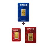 Nadir Gold 24 Ayar 16 Gram Altın (1 Ad 10 Gram Altın + 1 Ad 5 Gram Altın + 1 Ad 1 Gram Altın )