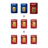 Nadir Gold 24 Ayar 16 Gram Altın (1 Ad 5 Gram Altın + 2 Ad 2,5 Gram Altın + 6 Ad 1 Gram Altın )