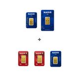 Nadir Gold 24 Ayar 17 Gram Altın (1 Ad 10 Gram Altın + 2 Ad 2,5 Gram Altın + 2 Ad 1 Gram Altın )