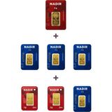 Nadir Gold 24 Ayar 17 Gram Altın (1 Ad 5 Gram Altın + 4 Ad 2,5 Gram Altın + 2 Ad 1 Gram Altın )