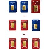 Nadir Gold 24 Ayar 17,5 Gram Altın (1 Ad 5 Gram Altın + 3 Ad 2,5 Gram Altın + 5 Ad 1 Gram Altın )