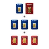 Nadir Gold 24 Ayar 18 Gram Altın (1 Ad 5 Gram Altın + 4 Ad 2,5 Gram Altın + 3 Ad 1 Gram Altın )