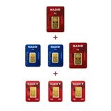 Nadir Gold 24 Ayar 18 Gram Altın (2 Ad 5 Gram Altın + 2 Ad 2,5 Gram Altın + 3 Ad 1 Gram Altın )