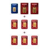 Nadir Gold 24 Ayar 18,5 Gram Altın (2 Ad 5 Gram Altın + 1 Ad 2,5 Gram Altın + 6 Ad 1 Gram Altın )