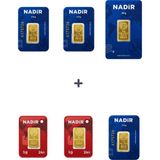 Nadir Gold 24 Ayar 19,5 Gram Altın (1 Ad 10 Gram Altın + 3 Ad 2,5 Gram Altın + 2 Ad 1 Gram Altın )