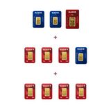 Nadir Gold 24 Ayar 19,5 Gram Altın (1 Ad 5 Gram Altın + 3 Ad 2,5 Gram Altın + 7 Ad 1 Gram Altın )