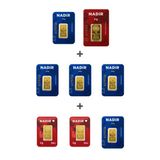 Nadir Gold 24 Ayar 19,5 Gram Altın (1 Ad 5 Gram Altın + 5 Ad 2,5 Gram Altın + 2 Ad 1 Gram Altın )