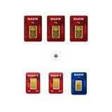 Nadir Gold 24 Ayar 19,5 Gram Altın (3 Ad 5 Gram Altın + 1 Ad 2,5 Gram Altın + 2 Ad 1 Gram Altın )