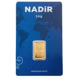 Nadir Metal Rafineri 2 5 gr 24 ayar 995 0 milyem gram 2002