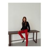 Nadrina Casual Kadın Pantolon Kırmızı S