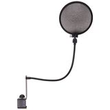 Nady SPF-1 15,72 cm Kelepçe Mikrofon Pop Filtresi Esnek Kaz Boynu ve Metal Sabitleyici Kol (2018 Yükseltilmiş MPF-6 Modeli: