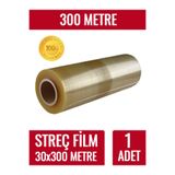 naft 30 Cm X 300 Metre Gıda Streç Film Gıdaya Uygun Çiğ Köfteciler için 1.kalite (TAM 300 METRE)