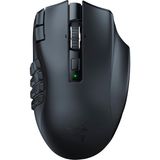Naga V2 Hyperspeed - Ergonomik Kablosuz Mmo Oyun Faresi (19 Programlanabilir Düğme, Hyperspeed Kablosuz (2,4 Ghz), Bluetooth, 250 Saate Kadar, Focus Pro 30K Optik Sensör) Siyah