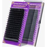 Nagaraku İpek Kirpik C Kıvrım 0,07 Kalınlık 10 mm Uzunluk Takma Kirpik