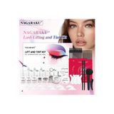 NAGARAKU Kirpik Lifting Seti Lash Lıfe, Kaş Kirpik Perma Seti Full Set Kahverengi ve siyah boyalı