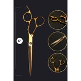 Nagasaki KUAFÖR SALONLARI İÇİN SAÇ KESİM MAKASI 6 inch 75 No