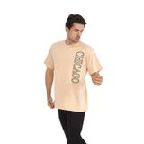 Naglita 118 Chicago Oversize Bej Erkek T-shirt