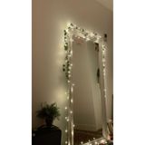 NAHAMİS TRADE Yapay sarmaşık 230 cm ve 3 metre sarı pilli led yeşil yapraklar bitki LED'li