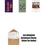 Nahid Sırrı Örik - Toplu Öyküler (Ciltli) + Everest Açıkhava 29 - Kedilere Dair + Resim Yazıları + Okuma Sticker'ları - 1732.0500000000002