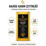 Nahide Hanım Zeytinliği Edremit Soğuk Sıkım Filtresiz Zeytinyağı 5 L Teneke - 5 lt