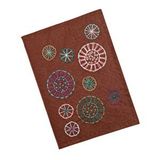 Nahıl Kahverengi Çoklu Mandala Desenli Defter Krem