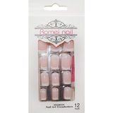 Nail 12'li French Pembe Takma Tırnak