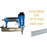 Nail 1832-C2 Havalı Brad Çivi Tabancası 10-32 Mm + 18 Ga Brad Çivi 18*25 Başlı 25 Mm