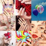Nail Art 48 Adet Mega Sim Pul Boncuk Seti Tirnak Goz Cevresi Susleme Kalici Oje Protez Tirnak