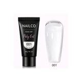 Naıl Co Polygel Protez Tırnak Üst Form Jel Polijel 30 ml No: 01 (Şeffaf)