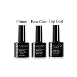 Naıl Co Primer Air Dry + BaseCoat + TopCoat 7,5 ml Kalıcı Oje Protez Tırnak 3'lü Katman