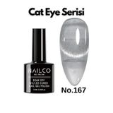 Naıl Co Uv Led Kalıcı Oje 7.5 ml Kedi Gözü Cat Eye Magnetik Seri Nailco 167