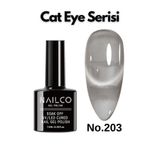 Naıl Co Uv Led Kalıcı Oje 7.5 ml Kedi Gözü Cat Eye Magnetik Seri Nailco 203