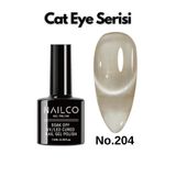Naıl Co Uv Led Kalıcı Oje 7.5 ml Kedi Gözü Cat Eye Magnetik Seri Nailco 204