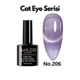 Naıl Co Uv Led Kalıcı Oje 7.5 ml Kedi Gözü Cat Eye Magnetik Seri Nailco 206