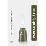 Nail Enamel Yoğun Renk Veren Uzun Süre Kalıcı Parlak Oje (454 Army Glam) 8682536036153